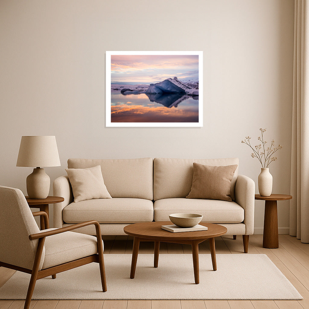 Twilight Reflections- The Arctic Embrace