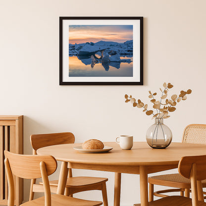 Shadows and Light on the Icy Expanse