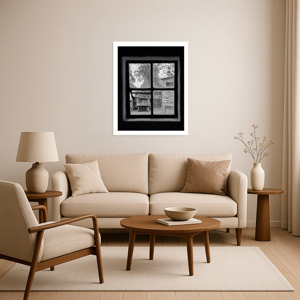 Through the Farmhouse Pane