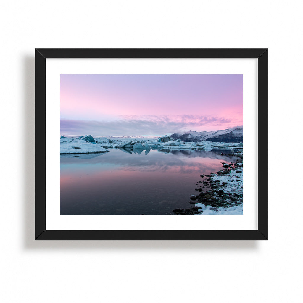 Twilight Reflections- The Arctic Embrace