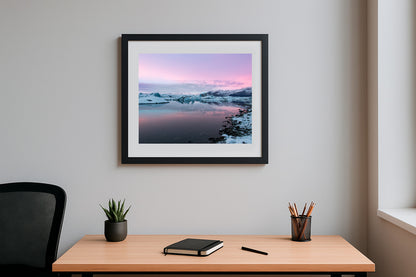 Twilight Reflections- The Arctic Embrace