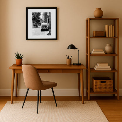 Vintage Reverie on the Sunlit Lane